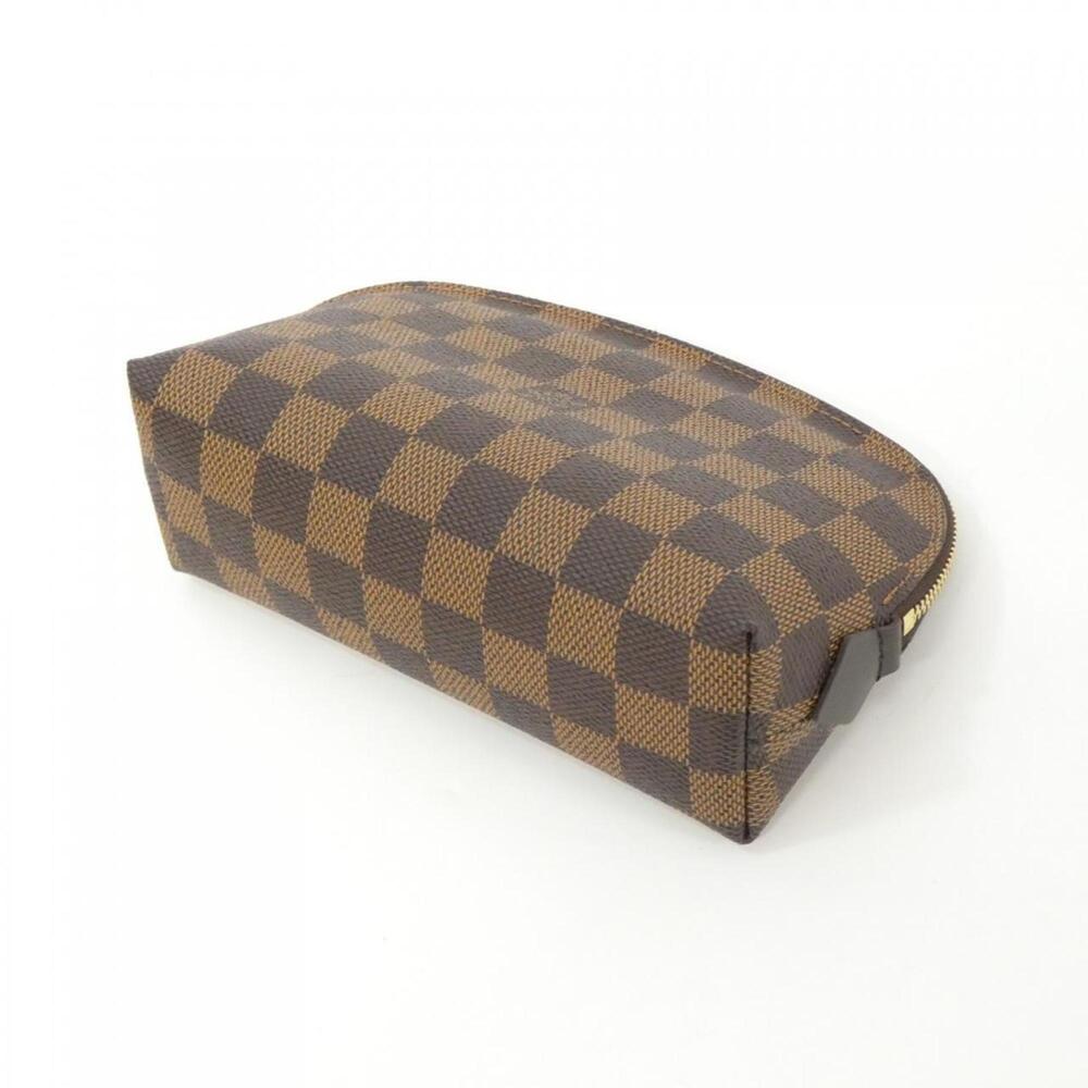LOUIS VUITTON Authentic Brown Damier Pochette Pouch - Picture 2 of 4